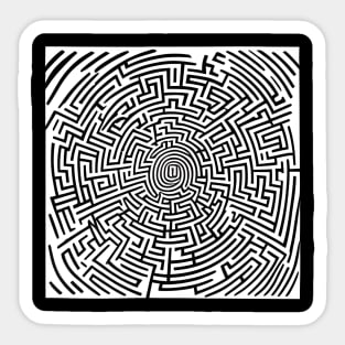 Maze Sticker